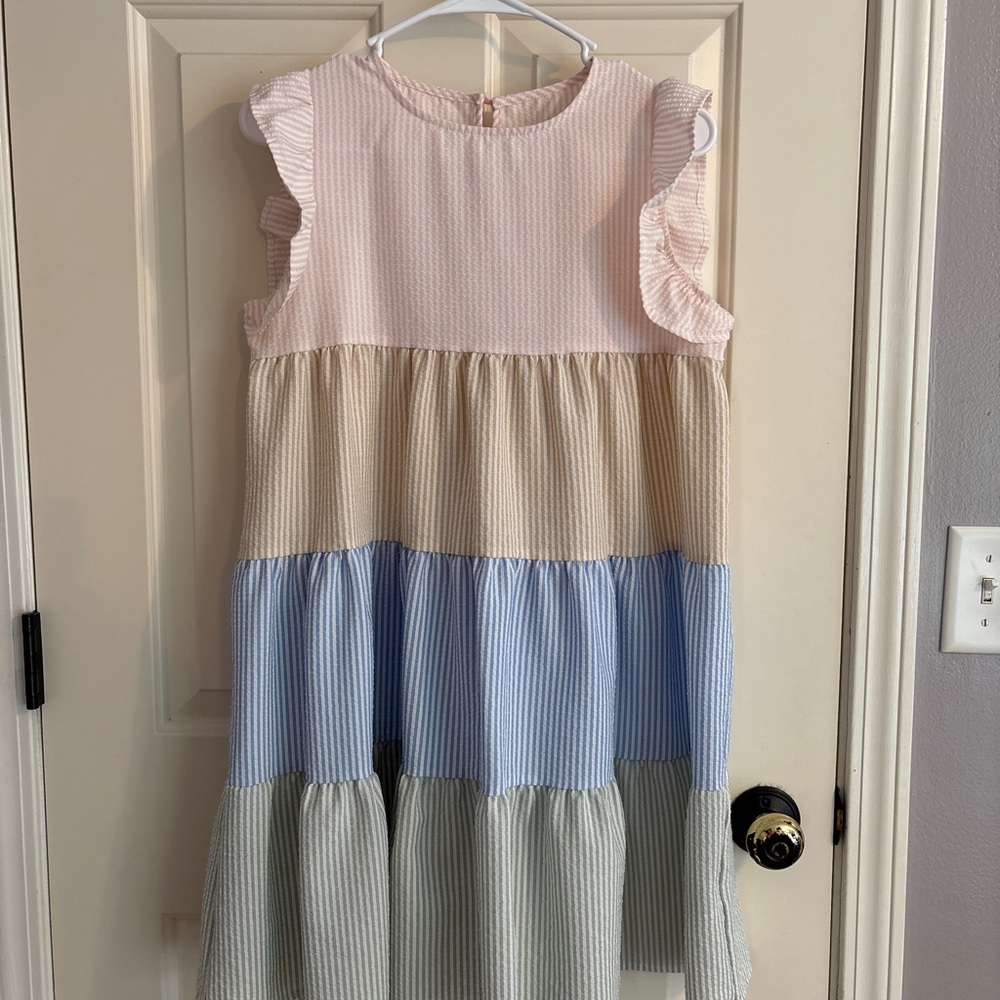 Like new! Shein Tiered Ruffle Dress (S)